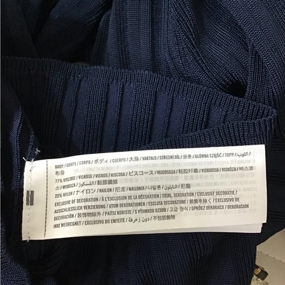 Abercrombie & Fitch Navy Tube Maxi Dress